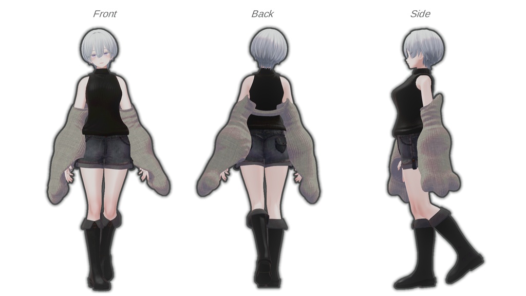 対応追加【VRChat 】たてせたミネット 【20アバター対応】