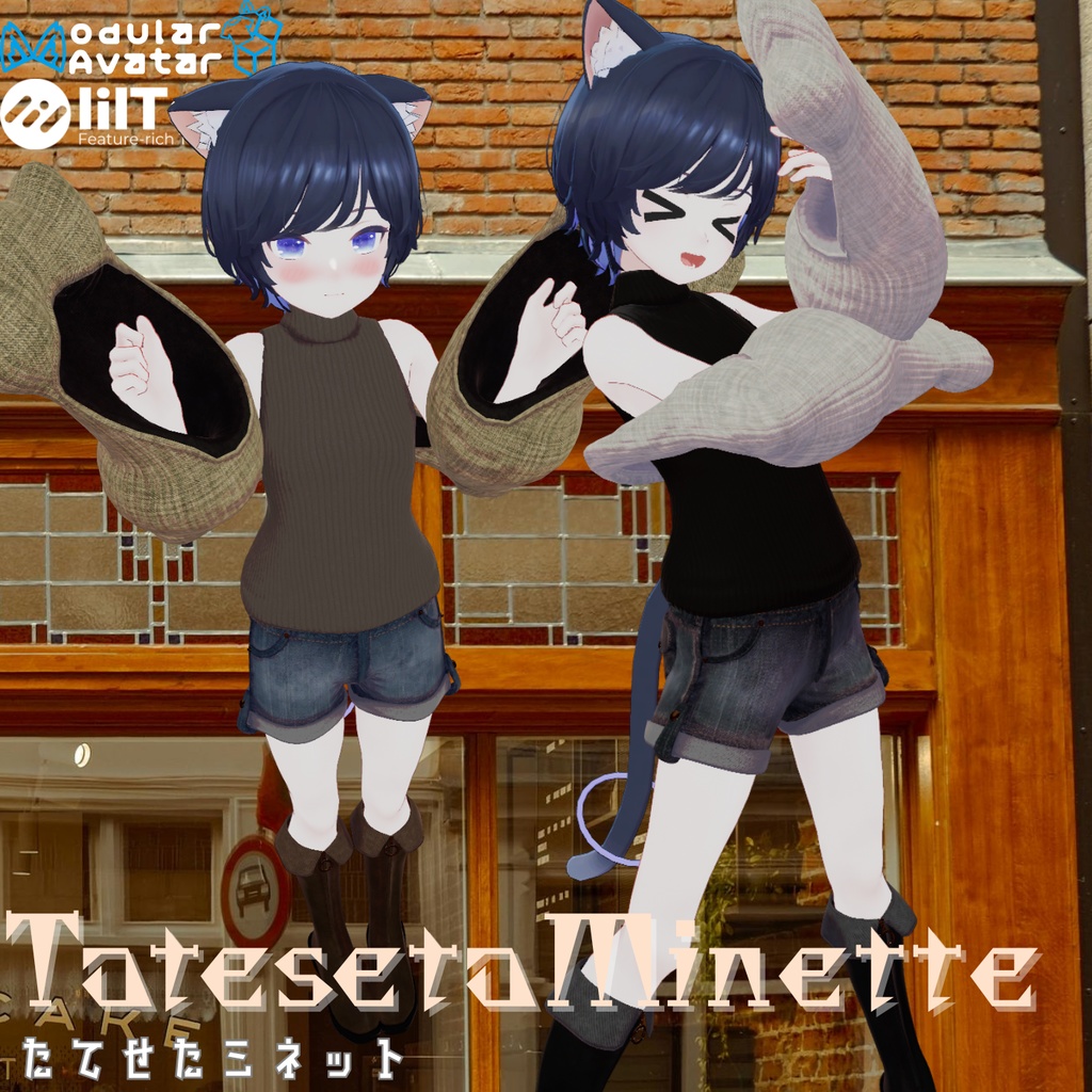 【VRChat 】たてせたミネット 【14アバター対応】