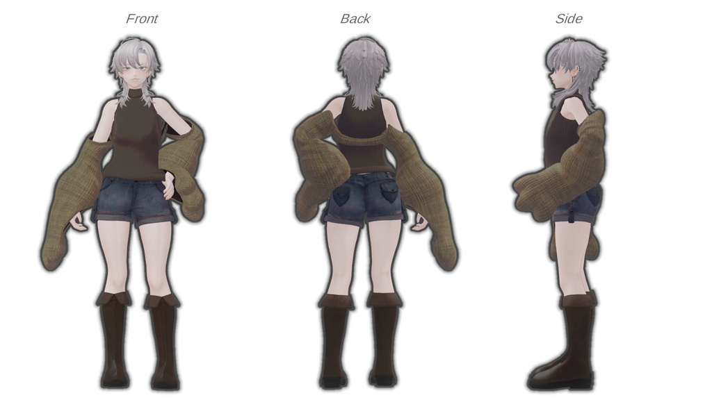 【VRChat 】たてせたミネット 【14アバター対応】