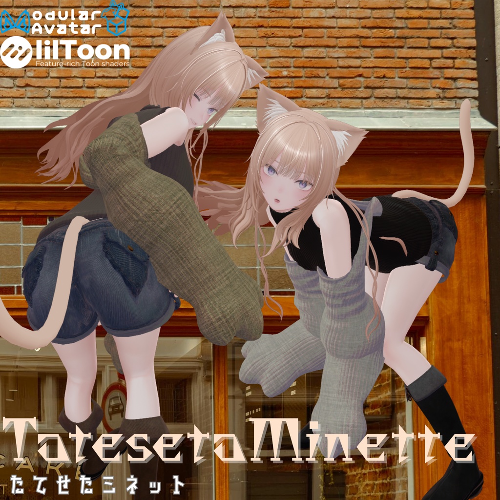 【VRChat 】たてせたミネット 【12アバター対応】