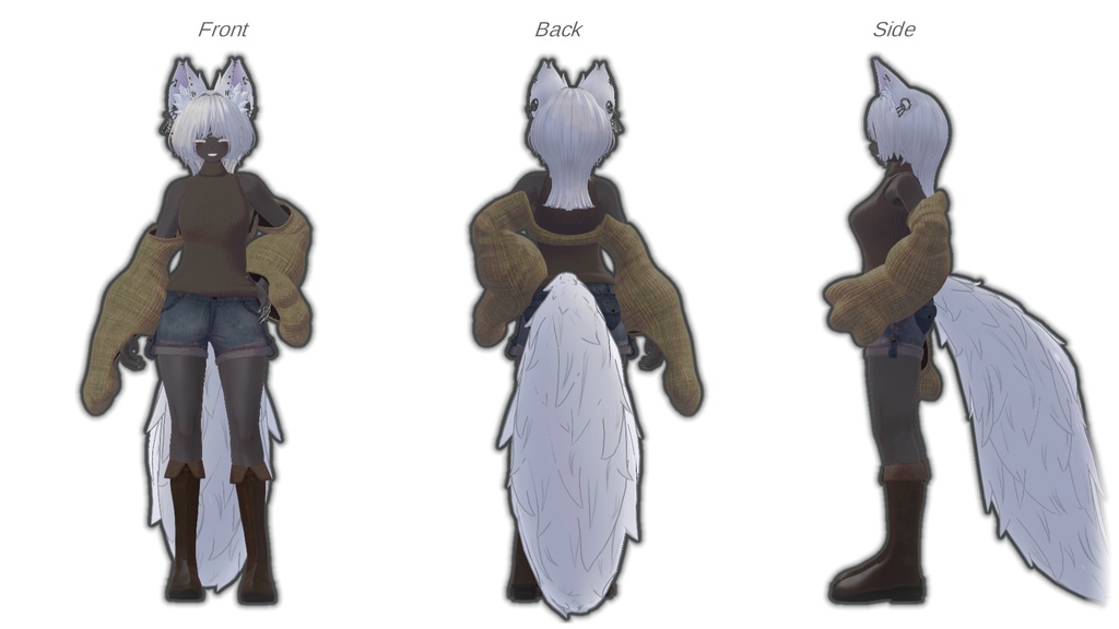 【VRChat 】たてせたミネット 【14アバター対応】