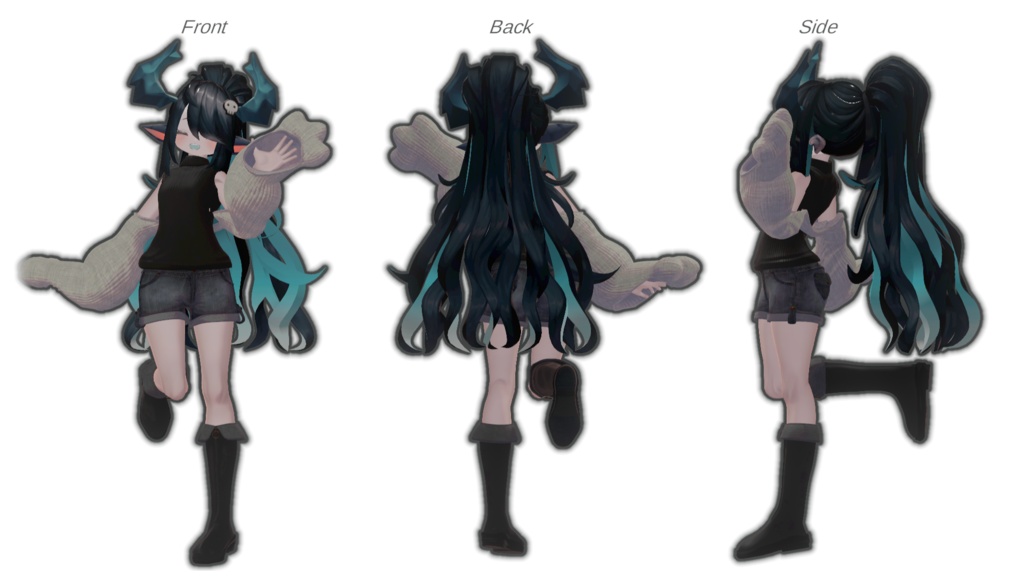 【VRChat 】たてせたミネット 【14アバター対応】