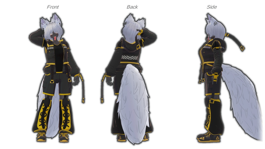 【対応追加】ゆらぎストラッパー【4アバター対応】