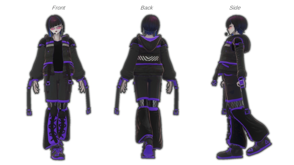 【対応追加】ゆらぎストラッパー【4アバター対応】