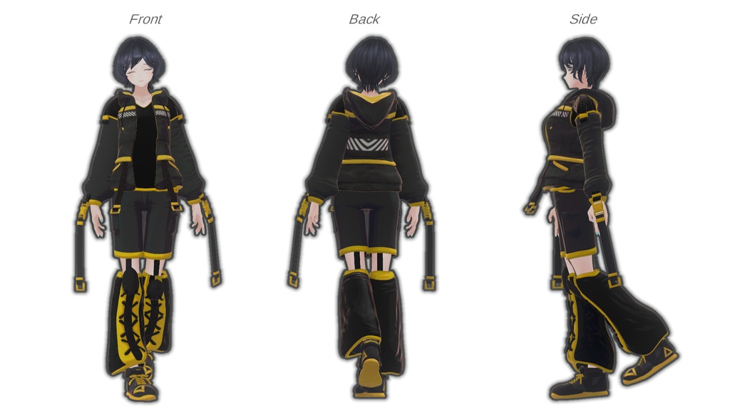 【対応追加】ゆらぎストラッパー【4アバター対応】