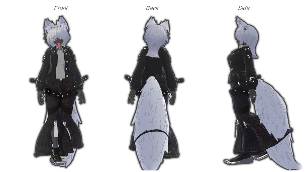 【VRChat 】でかじっぷデモニオス【フルトラ推奨】【3アバター対応】