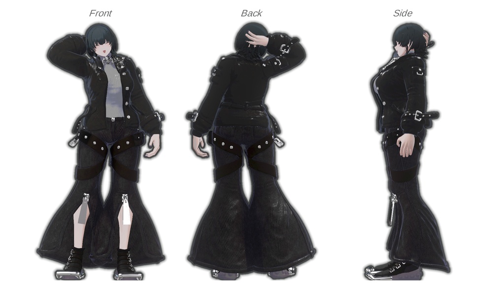 【VRChat 】でかじっぷデモニオス【フルトラ推奨】【3アバター対応】