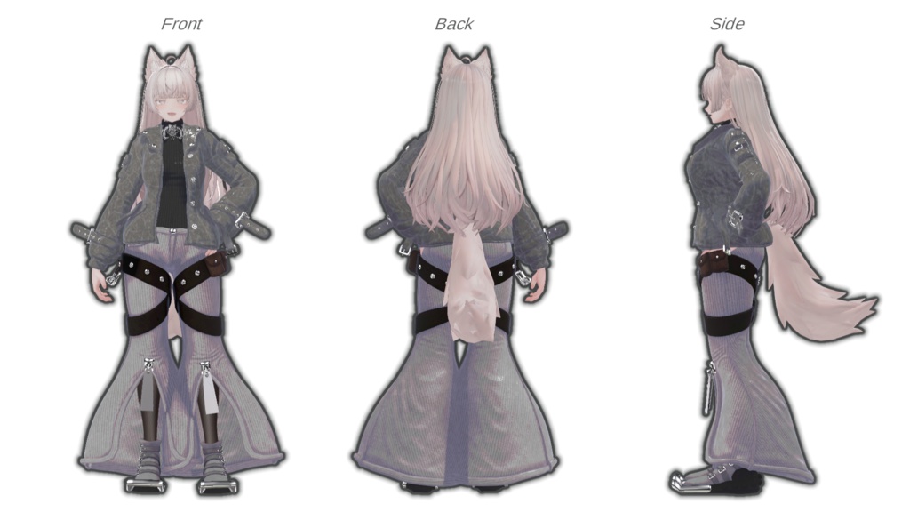 【VRChat 】でかじっぷデモニオス【フルトラ推奨】【3アバター対応】