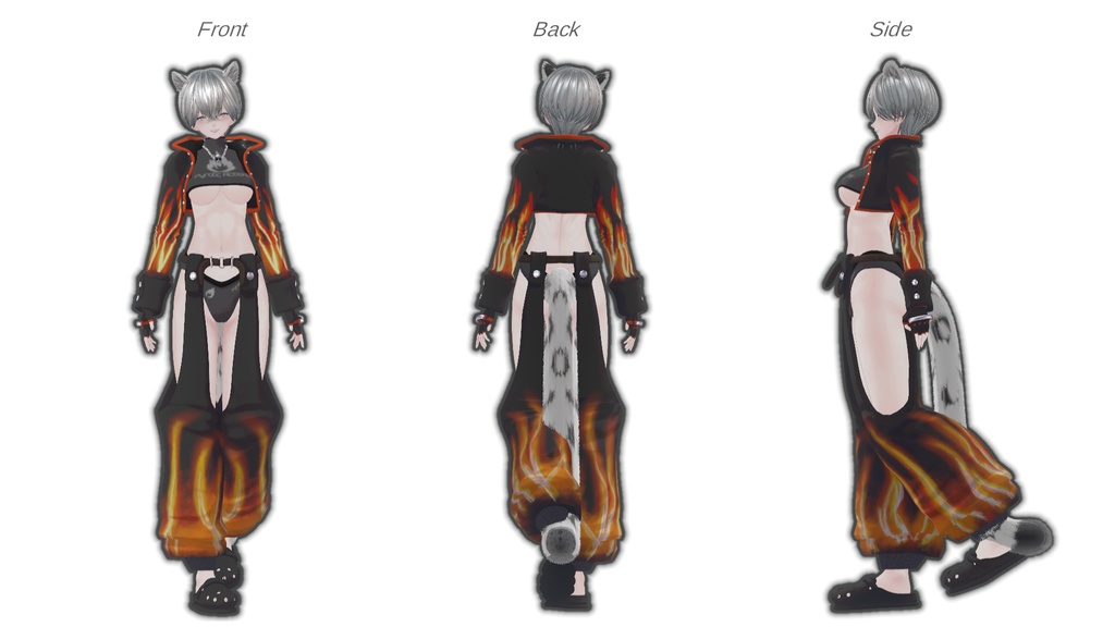 【VRChat 】がいかくファイアパターン【8アバター対応】