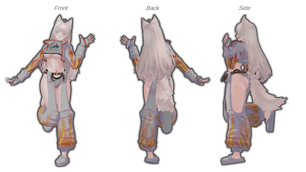 【VRChat 】がいかくファイアパターン【8アバター対応】