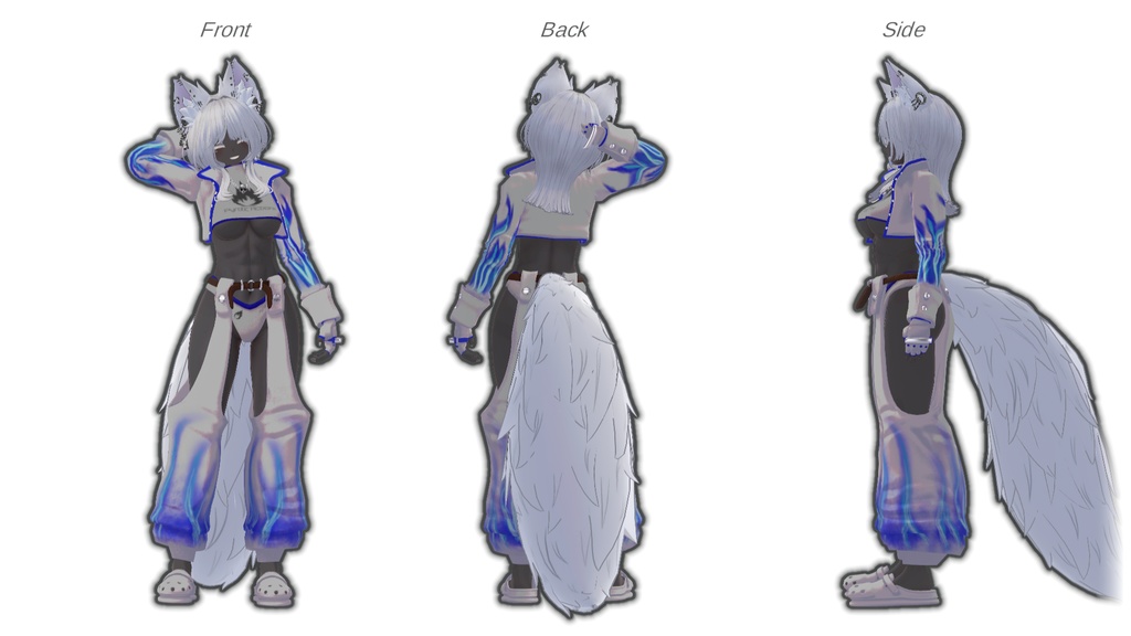 【VRChat 】がいかくファイアパターン【8アバター対応】