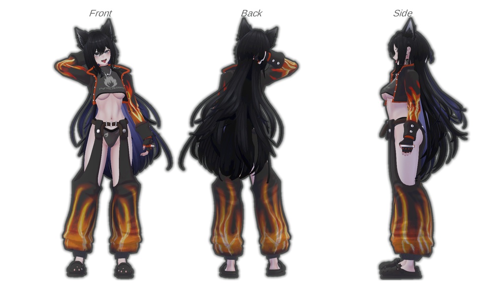 【VRChat 】がいかくファイアパターン【8アバター対応】