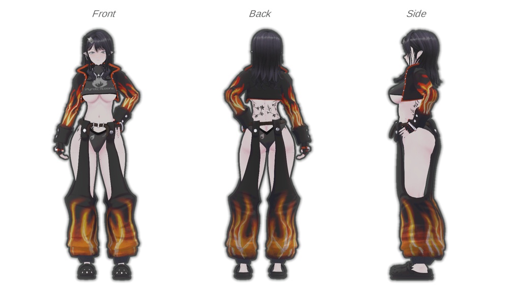 【VRChat 】がいかくファイアパターン【8アバター対応】