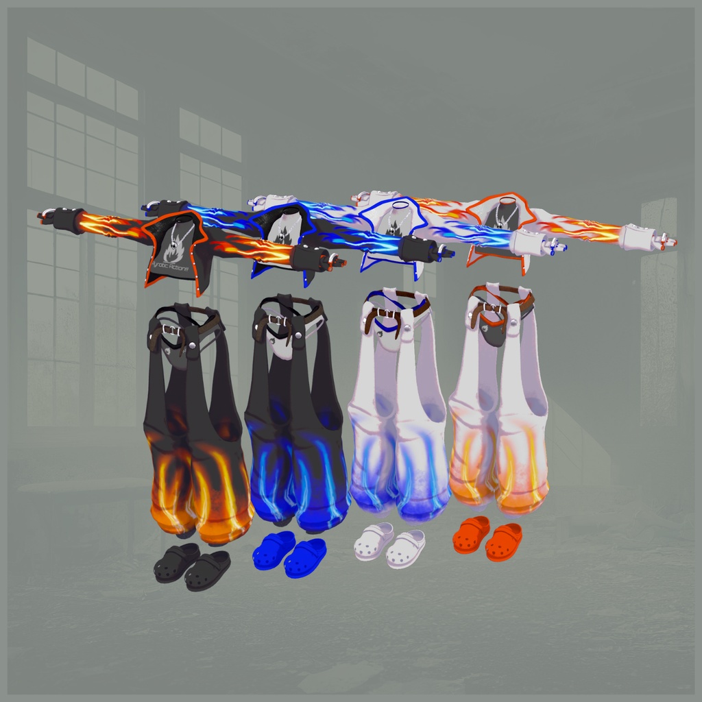 【VRChat 】がいかくファイアパターン【2アバター対応】