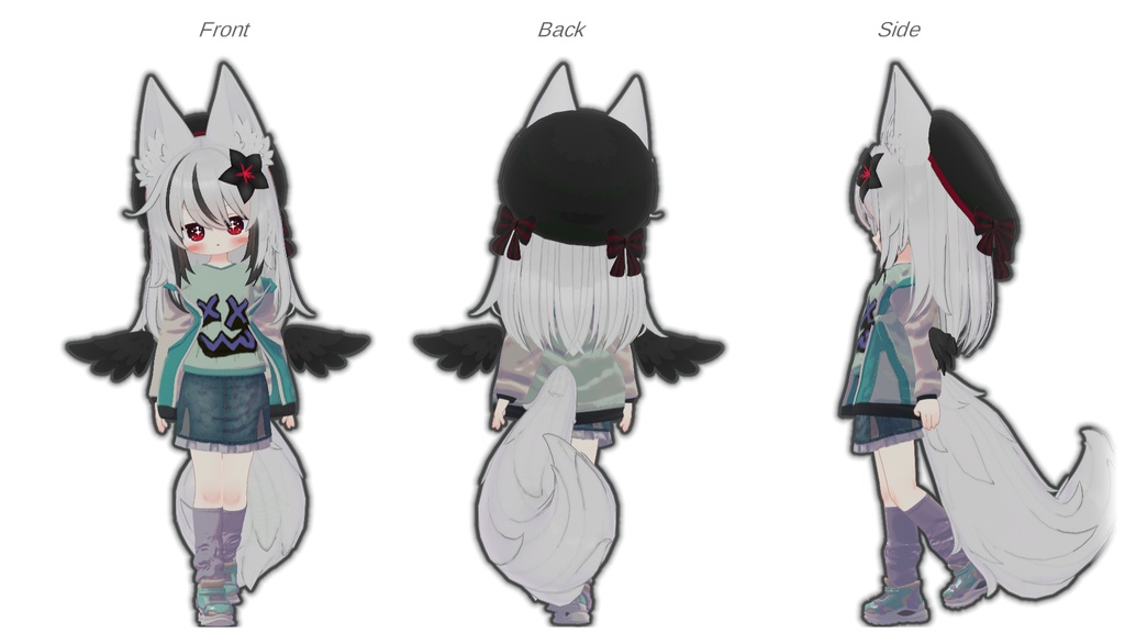 【VRChat 向け】いたずらウィンド【4アバター対応】