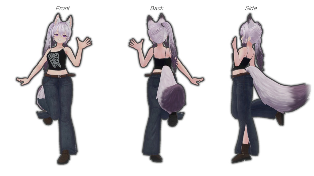 【14アバター対応】はぐれキャミベイス【VRChat 向け】