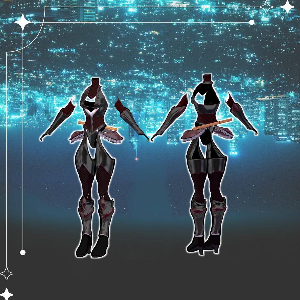 【公開セール】【SIUSIU専用】影縫-KAGENUI-【VRChat向け】