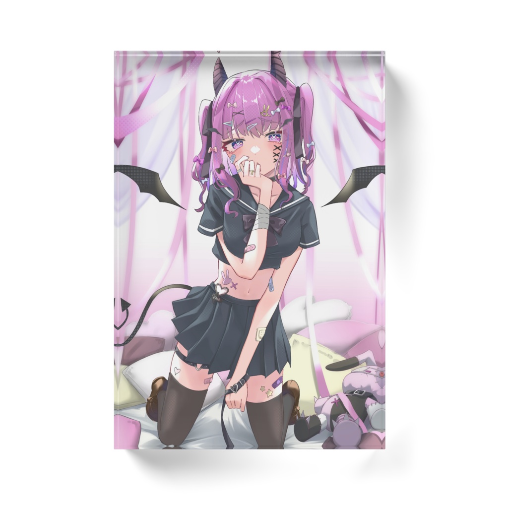 ぼくがかわいいアクリルブロック