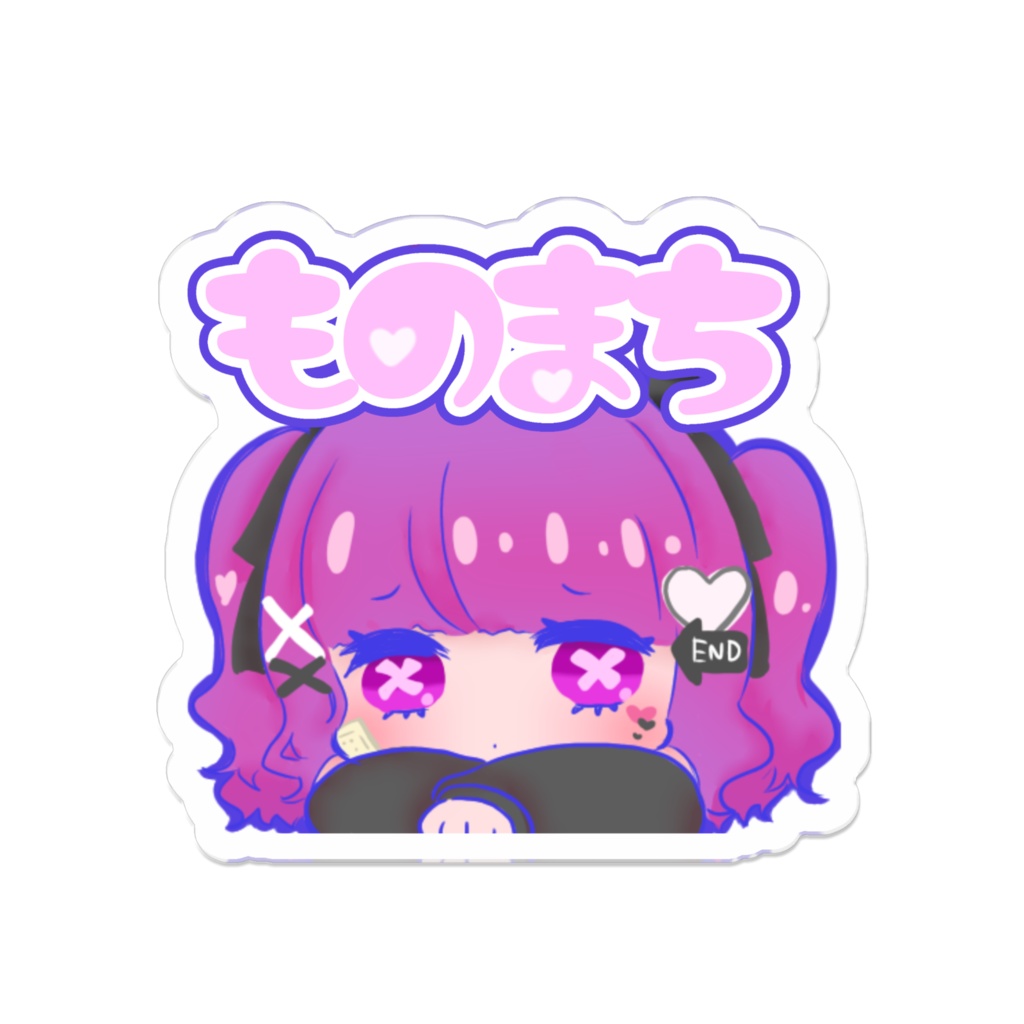 待機アクリルバッジ(文字アリ)