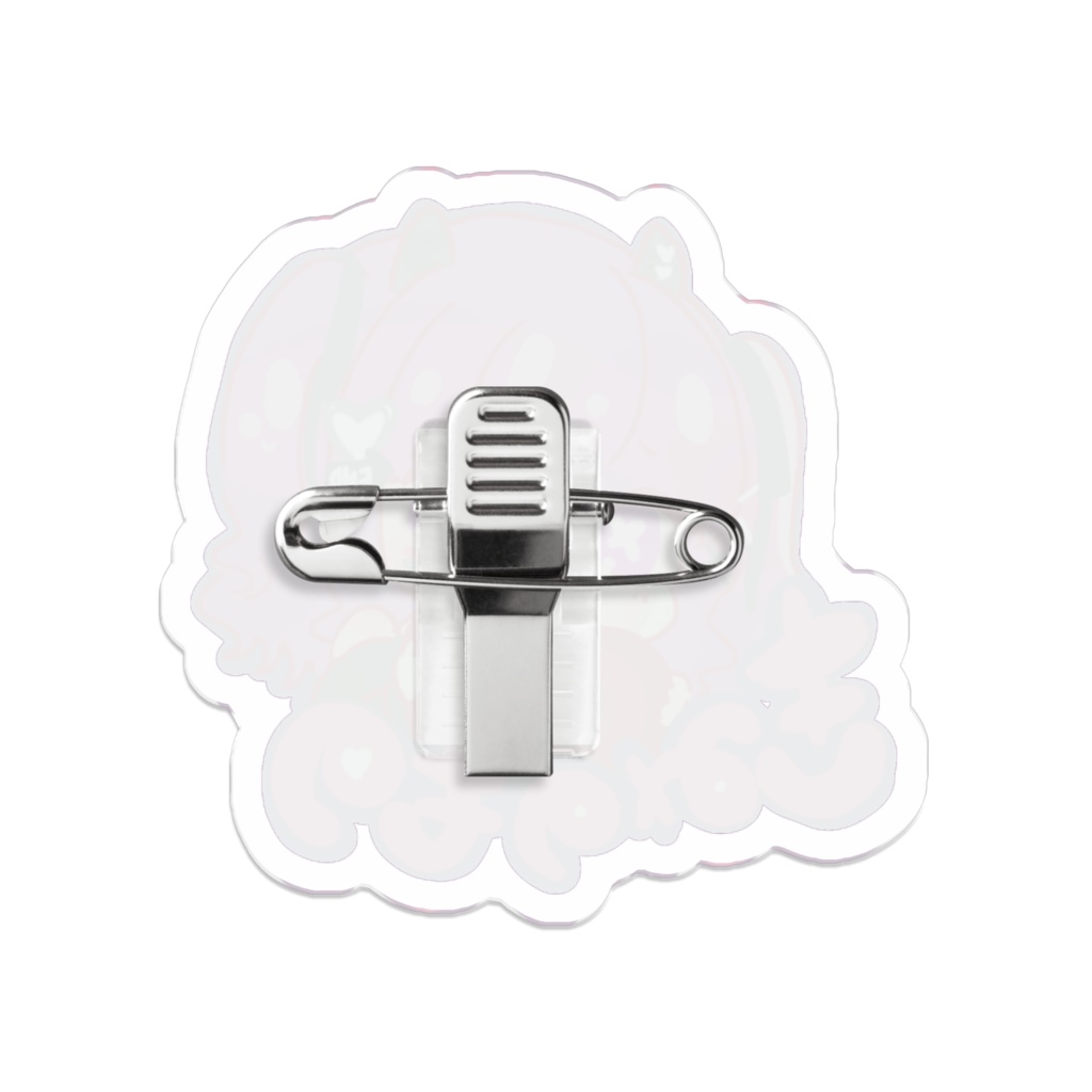 らぶアクリルバッジ(文字アリ)