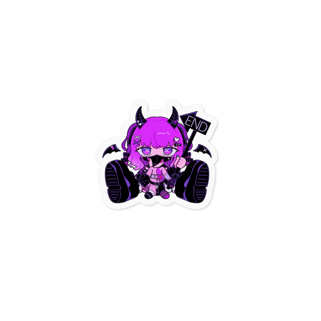 【2024ハロウィングッズ】ちっちゃめステッカー