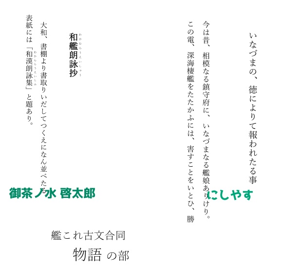 艦これ古文合同