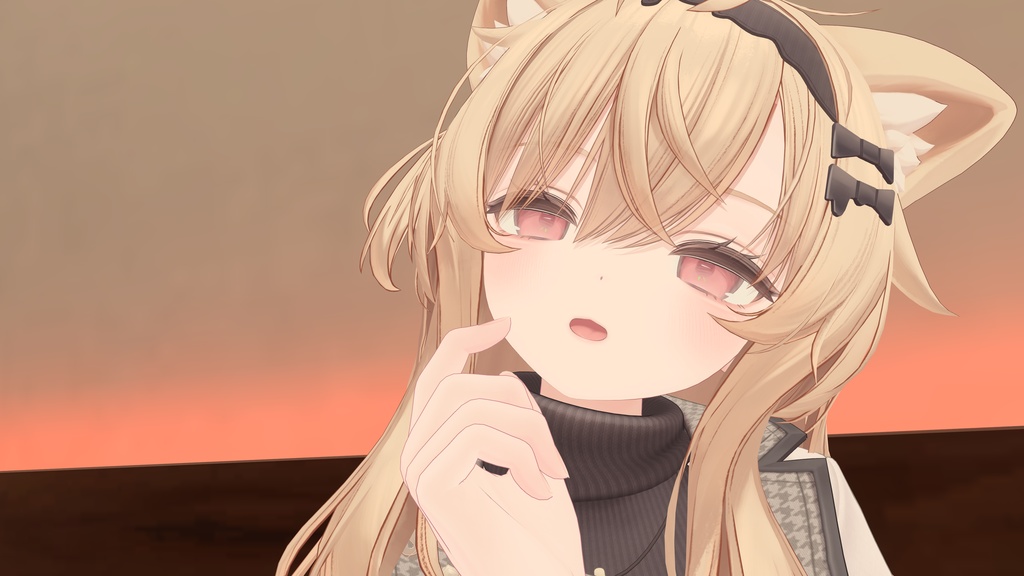 【MA対応表情ギミック】ねむなで表情アニメーション