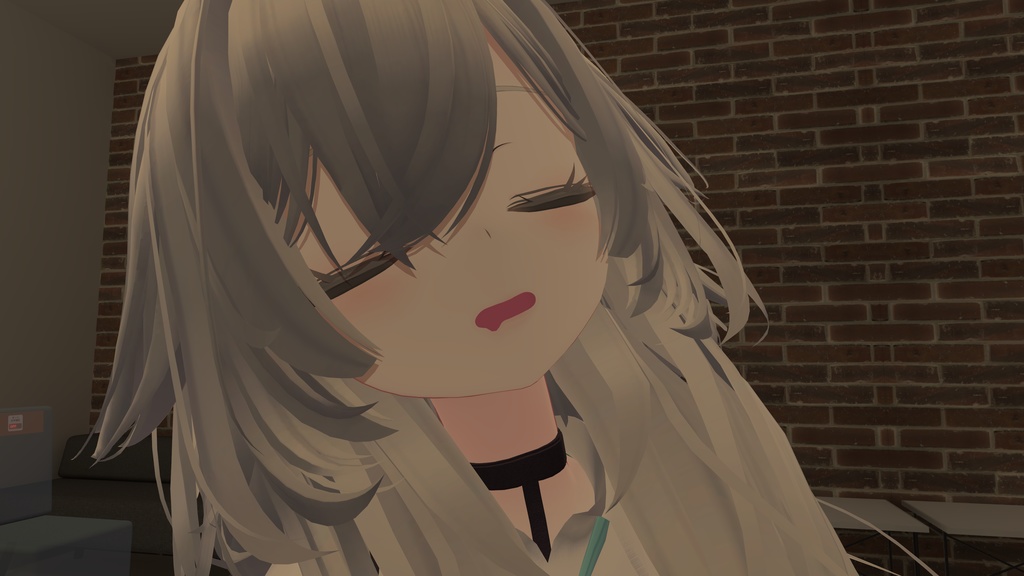 【MA対応表情ギミック】ねむなで表情アニメーション