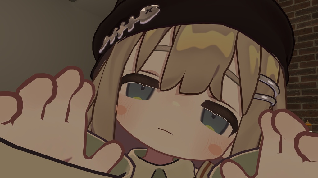 【MA対応表情ギミック】ねむなで表情アニメーション