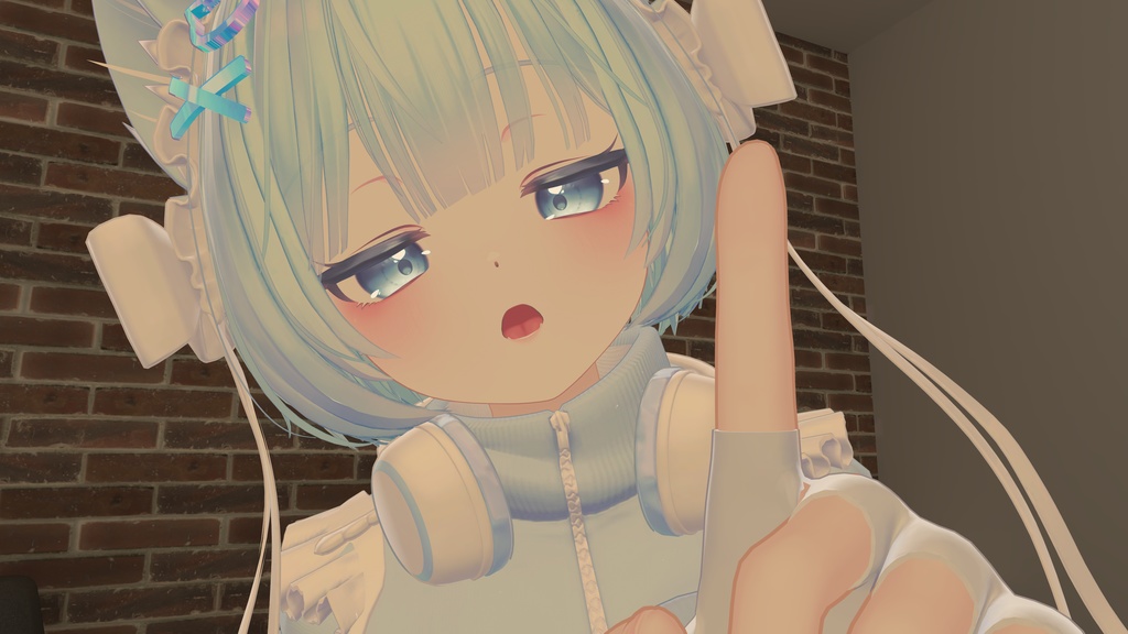 【MA対応表情ギミック】ねむなで表情アニメーション