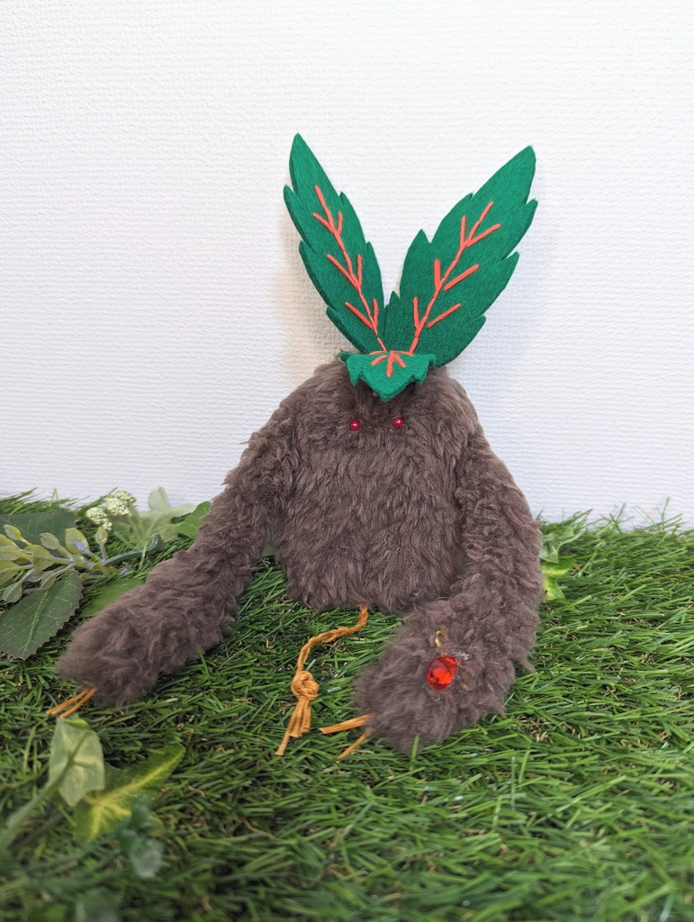 〜ひっつきマンドラゴラ〜 あんころもち / ぬいぐるみ(小)【受注制作】