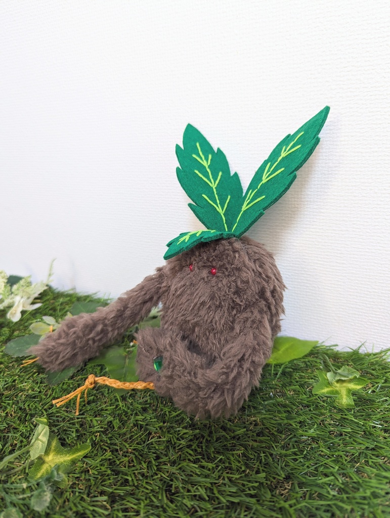 〜ひっつきマンドラゴラ〜 あんころもち / ぬいぐるみ(小)【受注制作】