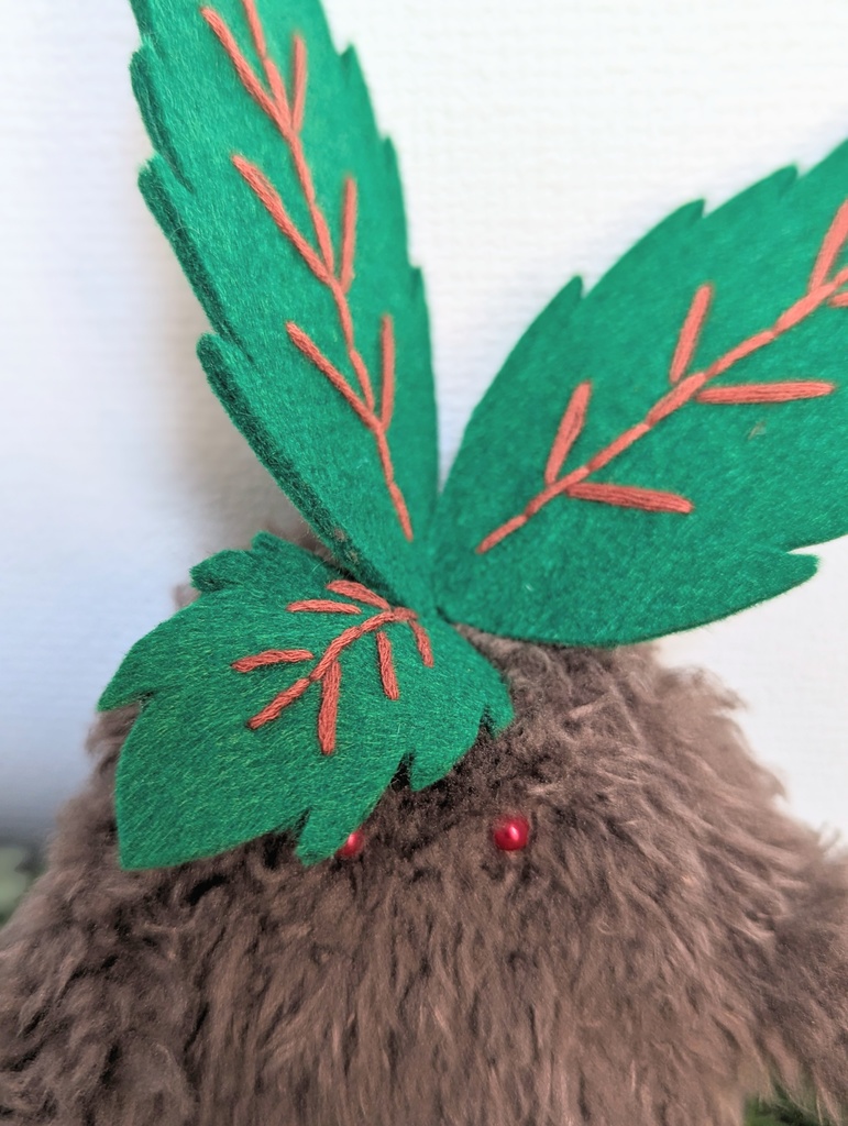 〜ひっつきマンドラゴラ〜 あんころもち / ぬいぐるみ(小)【受注制作】