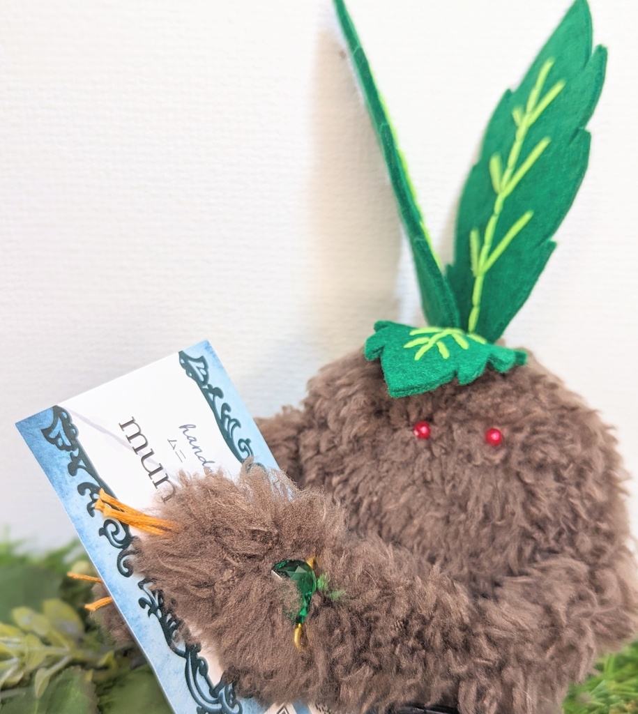 〜ひっつきマンドラゴラ〜 あんころもち / ぬいぐるみ(小)【受注制作】