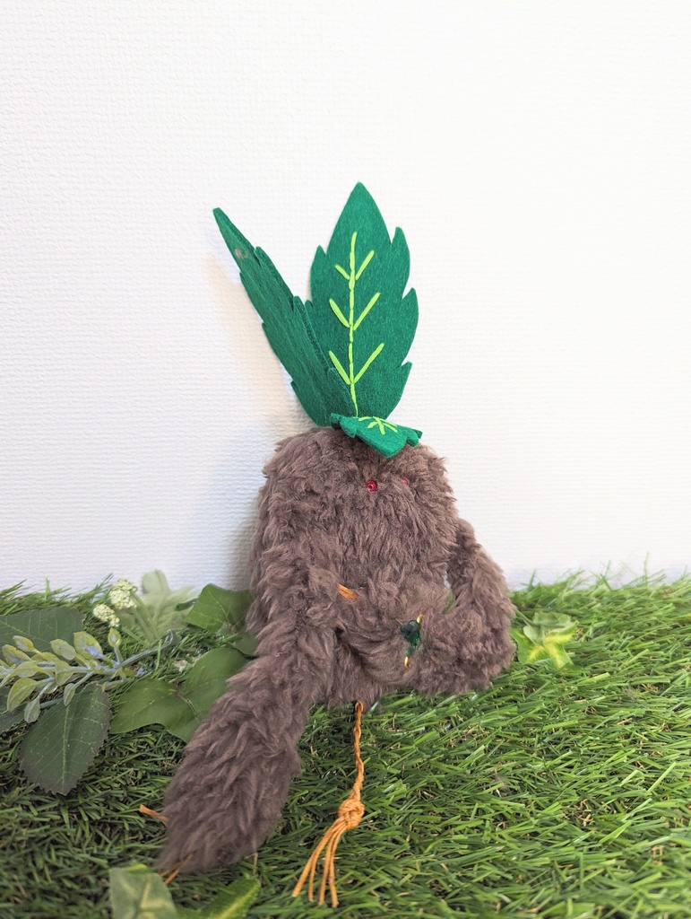 〜ひっつきマンドラゴラ〜 あんころもち / ぬいぐるみ(小)【受注制作】