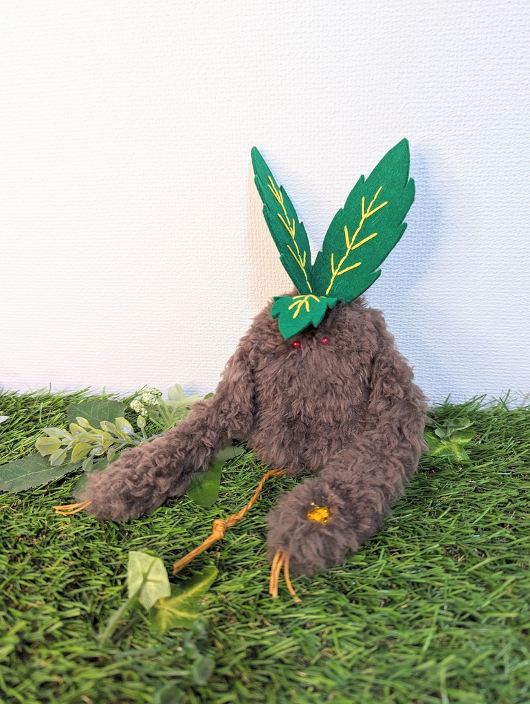 〜ひっつきマンドラゴラ〜 あんころもち / ぬいぐるみ(小)【受注制作】