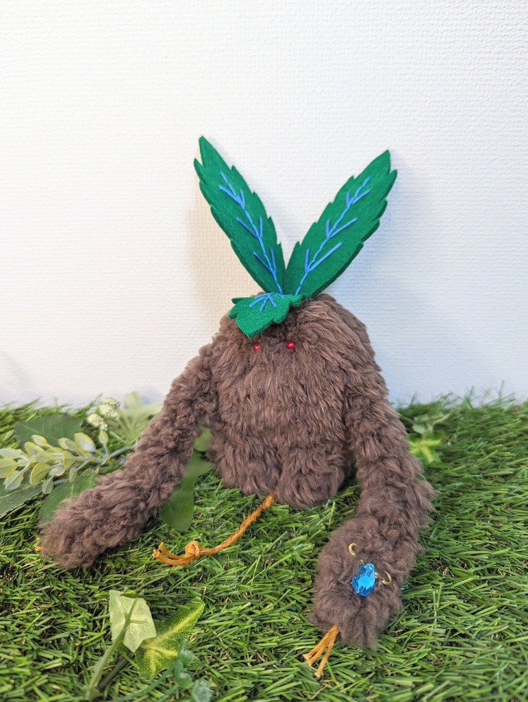 〜ひっつきマンドラゴラ〜 あんころもち / ぬいぐるみ(小)【受注制作】