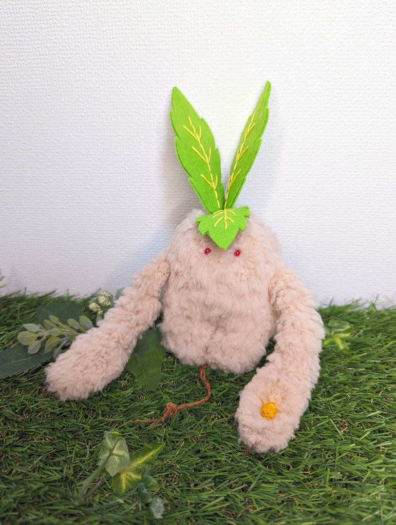 〜ひっつきマンドラゴラ〜 さくらもち / ぬいぐるみ(小)【受注制作】