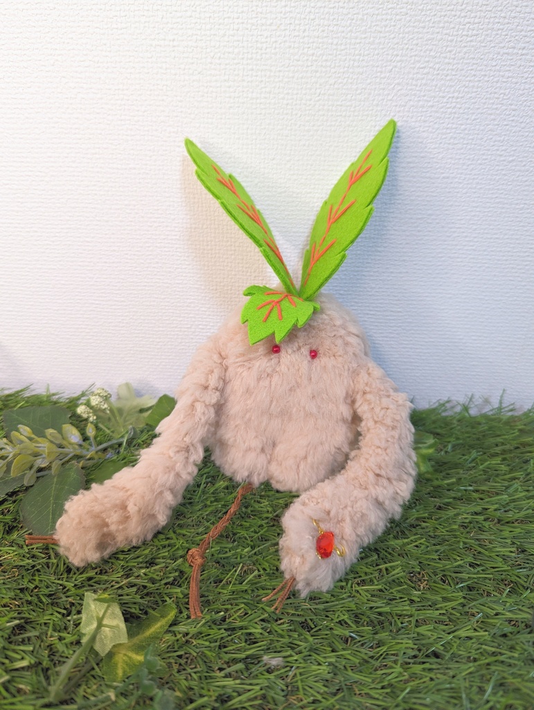 〜ひっつきマンドラゴラ〜 さくらもち / ぬいぐるみ(小)【受注制作】