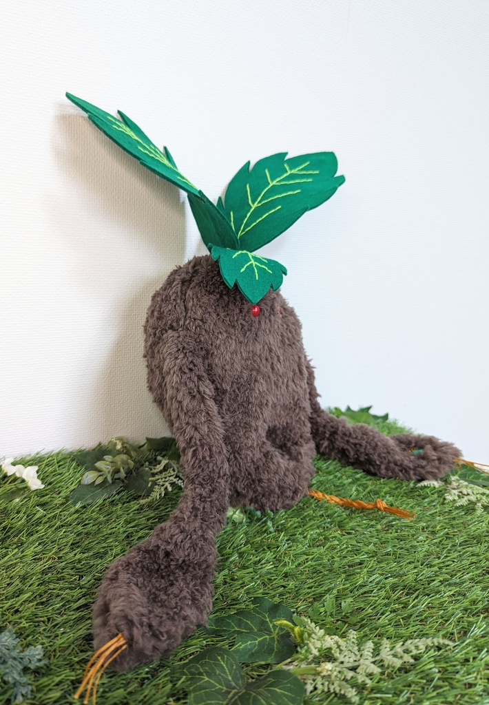 〜ひっつきマンドラゴラジャイアント〜 あんころもち / ぬいぐるみ(大)【受注制作】