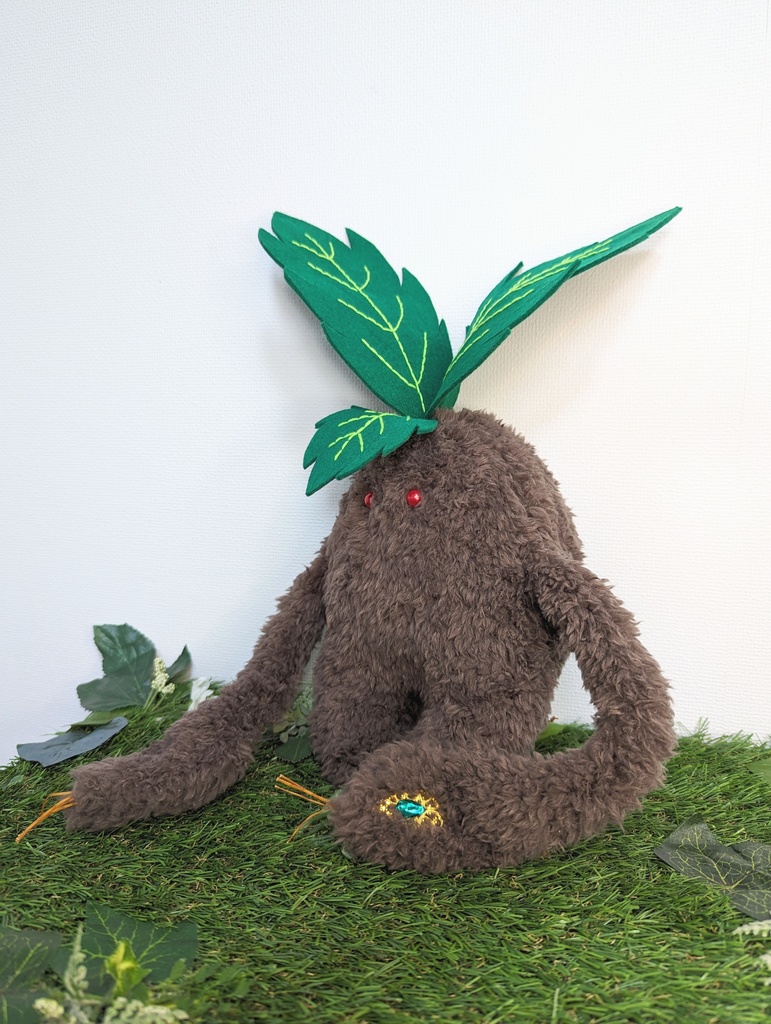 〜ひっつきマンドラゴラジャイアント〜 あんころもち / ぬいぐるみ(大)【受注制作】