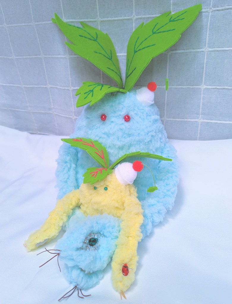 ひっつきマンドラゴラジャイアント クリームソーダ /ぬいぐるみ(大)【受注制作】