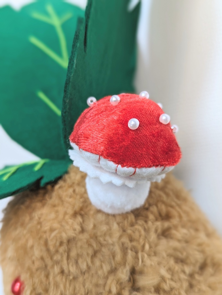 〜ひっつきマンドラゴラジャイアント〜 きなこもち / ぬいぐるみ(大)【受注制作】