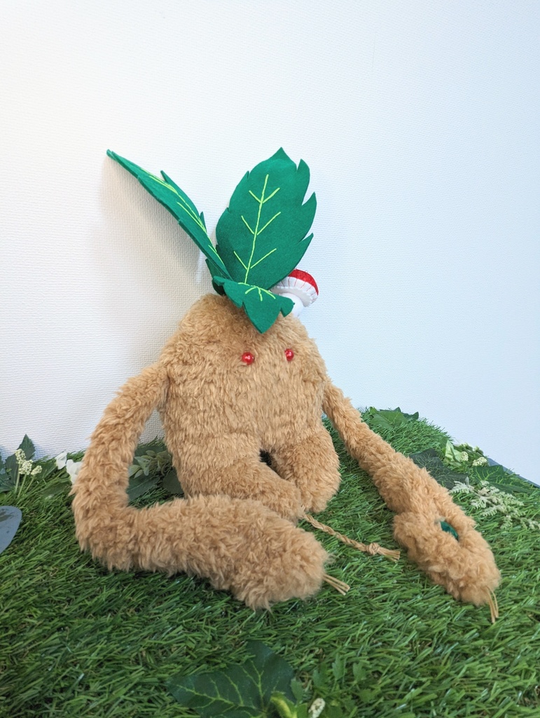 〜ひっつきマンドラゴラジャイアント〜 きなこもち / ぬいぐるみ(大)【受注制作】