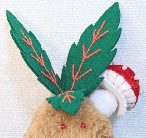 〜ひっつきマンドラゴラ〜 きなこもち / ぬいぐるみ(小)【受注制作】