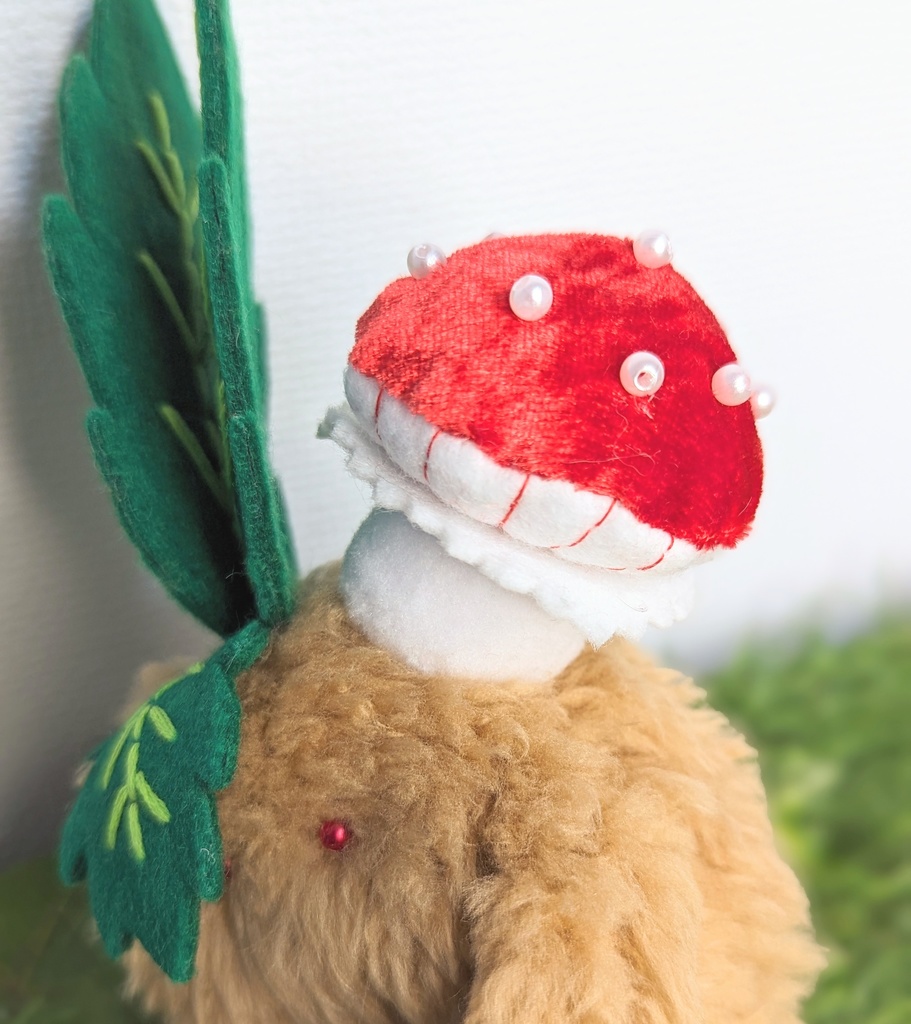 〜ひっつきマンドラゴラ〜 きなこもち / ぬいぐるみ(小)【受注制作】