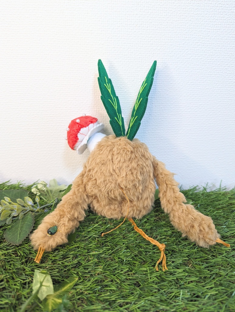 〜ひっつきマンドラゴラ〜 きなこもち / ぬいぐるみ(小)【受注制作】