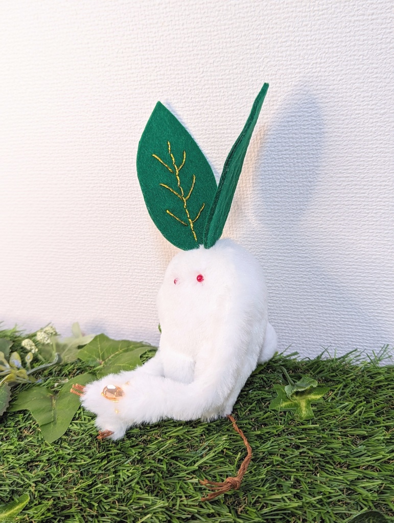 〜ひっつきマンドラゴラ〜ゆきもち / ぬいぐるみ(小)【受注制作】