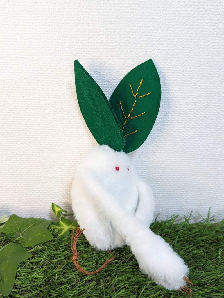 〜ひっつきマンドラゴラ〜ゆきもち / ぬいぐるみ(小)【受注制作】