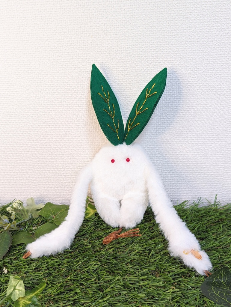 〜ひっつきマンドラゴラ〜ゆきもち / ぬいぐるみ(小)【受注制作】